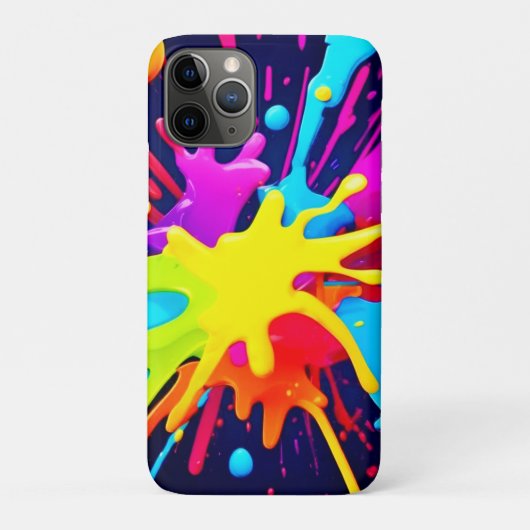 explosie van stralingsverf Case-Mate iPhone case (Achterkant)
