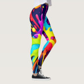 explosie van stralingsverf leggings (Rechts)