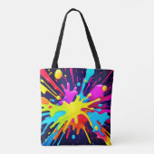 explosie van stralingsverf tote bag (Achterkant)