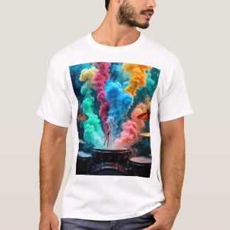 explosie van trommelslagen t-shirt