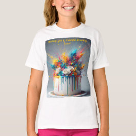 Explosie van vreugde - Happy Birthday Cake T-shirt