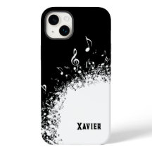 explosie van zwart-witte muziek