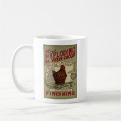 Explosie Wicker Chicken Finishing School Koffiemok (Links)