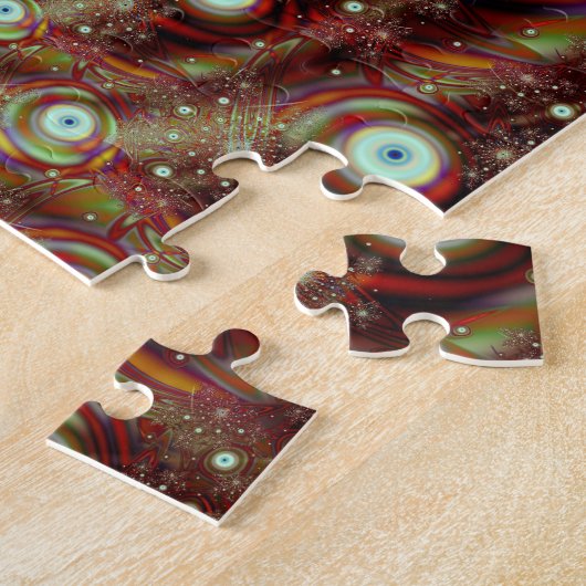 Explosiecool - Abstracte fijne fractale kunst Legpuzzel (Zijkant)