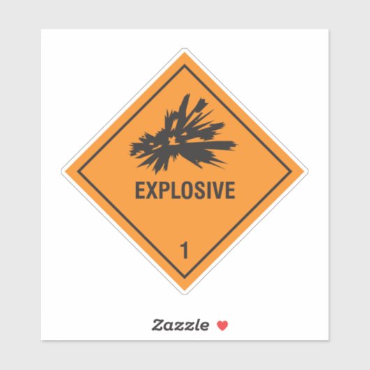 Explosief 1 label (Vel)