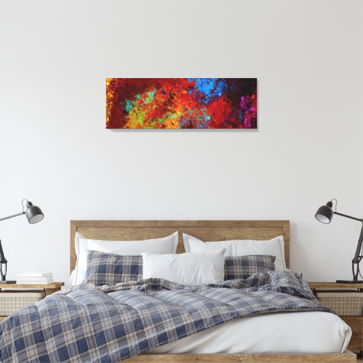 Explosief Canvas Afdruk (Insitu (Slaapkamer))