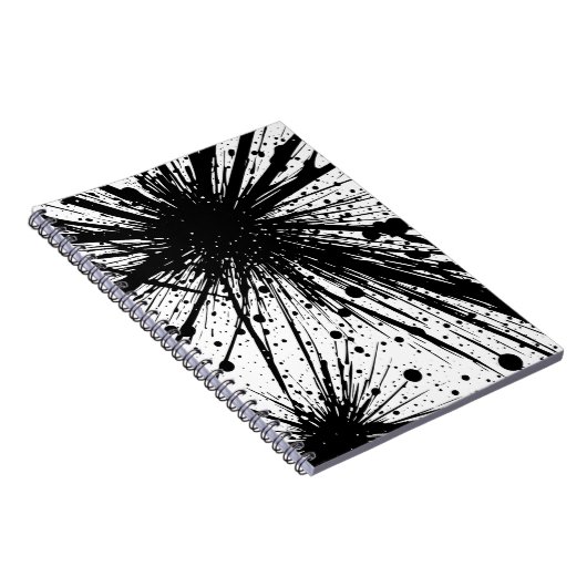explosief inktspetter-Notitieboek Notitieboek (Rechterzijde)