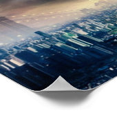 Explosief Patriottisch Vuurwerk Vier met een Knal Poster (Hoek)