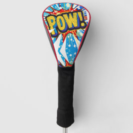 Explosief 'POW!' Comic-geïnspireerde Golf Head Hoe Golfheadcover