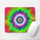 Explosief Stropdas-Dye Mousepad Muismat (Met muis)