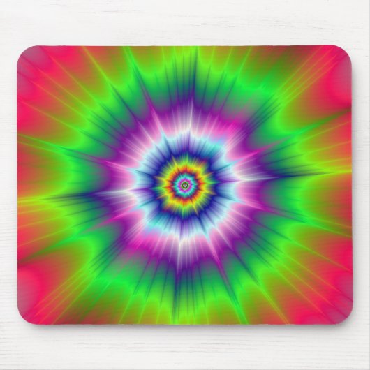 Explosief Stropdas-Dye Mousepad Muismat (Voorkant)