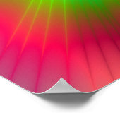 Explosief Stropdas-kleurstof Poster (Hoek)