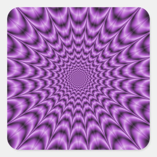 Explosief web in Paarse Sticker (Voorkant)