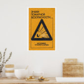 Explosiegevaar - Luciferdoosje Print - Esthetische (Keuken)