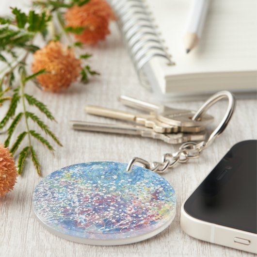 Explosies van Color Keyring Sleutelhanger (Voorkant Rechts)