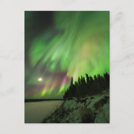 Explosieve Aurora Briefkaart (Voorkant)