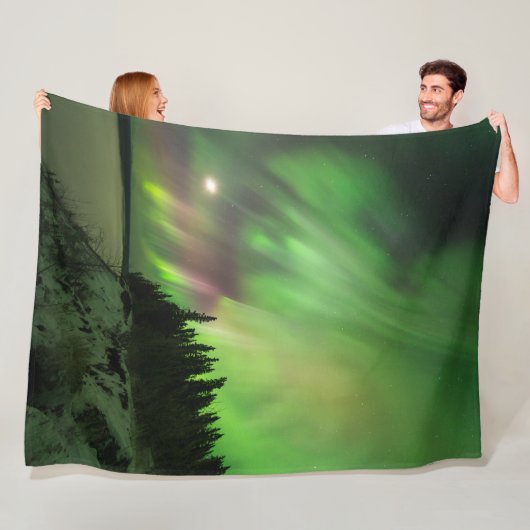 Explosieve Aurora Fleece Deken (In situ)