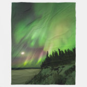 Explosieve Aurora Fleece Deken (Voorkant)
