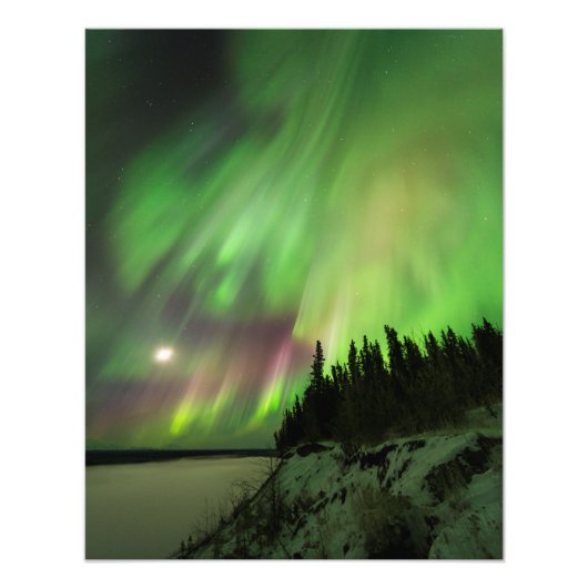 Explosieve Aurora Foto Afdruk (Voorkant)