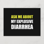 Explosieve diarree briefkaart (Voorkant)