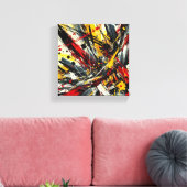 explosieve energie canvas afdruk (Insitu (Woonkamer))