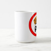 Explosieve Europese wegmarkering voor autotranspor Koffiemok (Center)