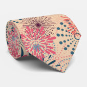 Explosieve illustratie Fireworks Stropdas (Opgerold)