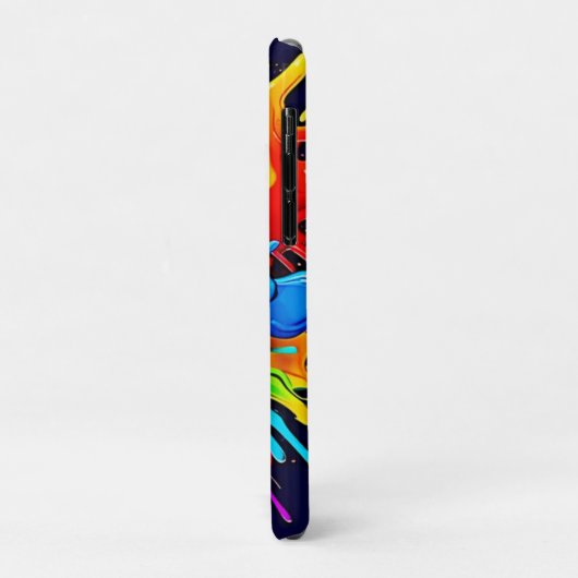 Explosieve kleur splash art Case-Mate iPhone case (Achterkant/links)