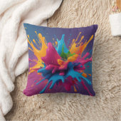 Explosieve kleuren kussen (Deken)