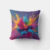 Explosieve kleuren kussen (Voorkant)