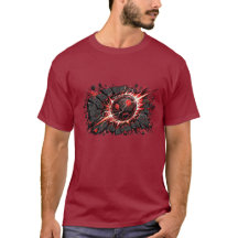 Explosieve Lava Voetbal Comic Art Design