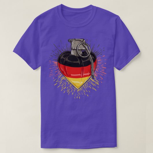 Explosieve liefde voor Duitsland T-shirt (Design voorkant)