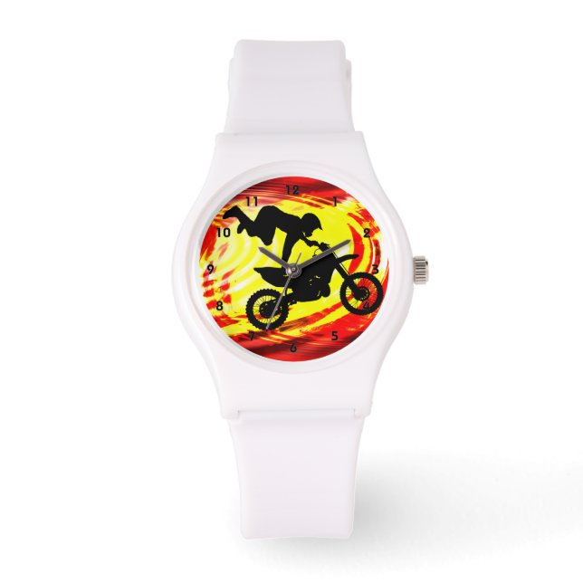 Explosieve motorkruis horloge (Voorkant)