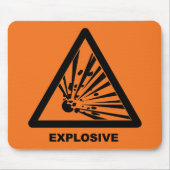Explosieve mousepad muismat (Voorkant)