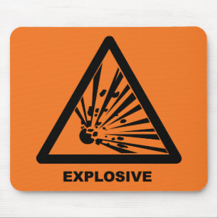 Explosieve mousepad muismat