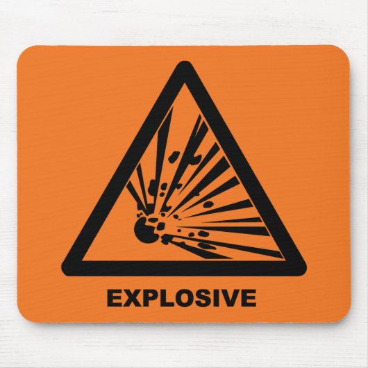 Explosieve mousepad muismat (Voorkant)