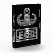 Explosieve Ordnance Disposal Master Wings USA Vlag Fotoblokken (Links)