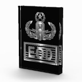 Explosieve Ordnance Disposal Master Wings USA Vlag Fotoblokken (Rechts)