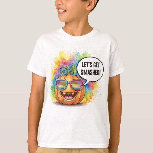 Explosieve Pompoen, door Natasha Us   T-shirt (Voorkant)