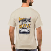 Explosieve sportwagen t-shirt (Achterkant)