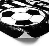 Explosieve Voetbal Poster (Hoek)