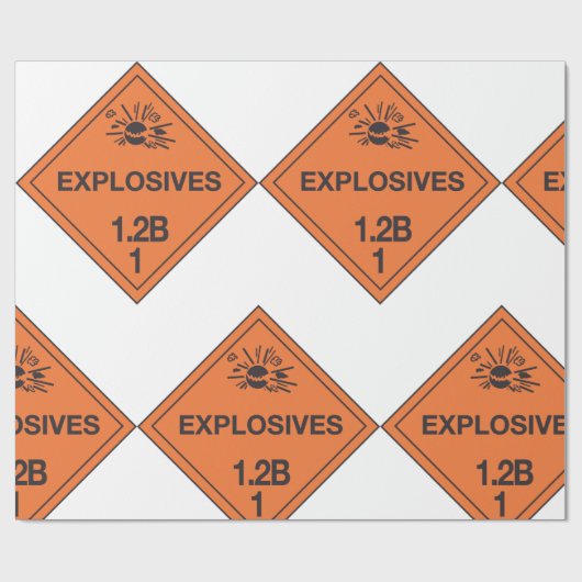 Explosieven Cadeaupapier (Vlak)