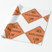 Explosieven Cadeaupapier (Uitgerold)