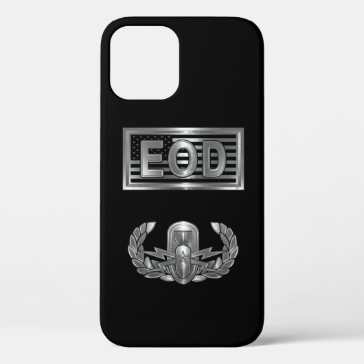 Explosieven Opruiming (EOD) & VS-vlag Case-Mate iPhone Case (Achterkant)