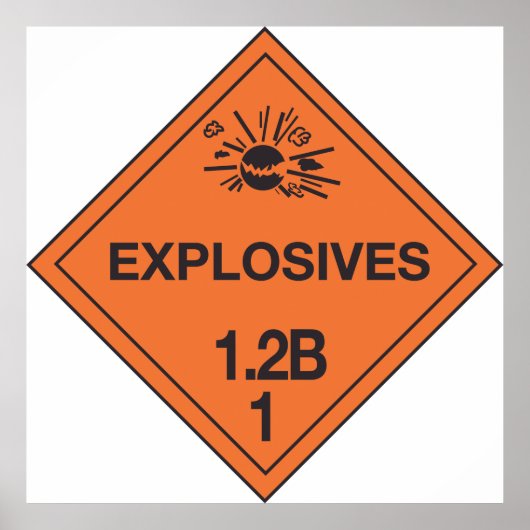 Explosieven Poster (Voorkant)