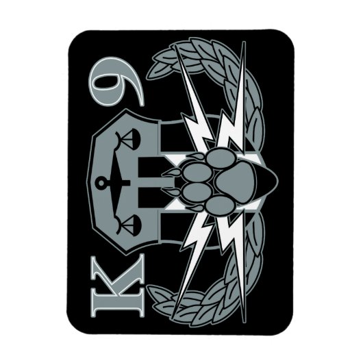 Explosievendetectie K-9 Insignia magneet (Verticaal)