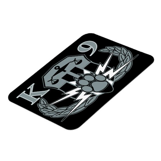 Explosievendetectie K-9 Insignia magneet (Linkerzijde)