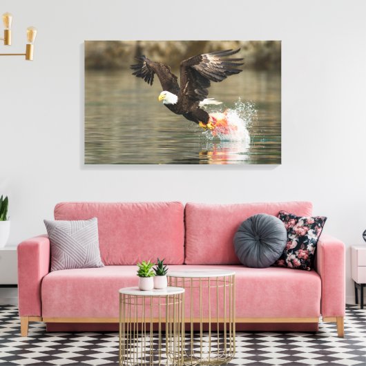 Explosievloeistof Canvas Afdruk (Insitu (Woonkamer))