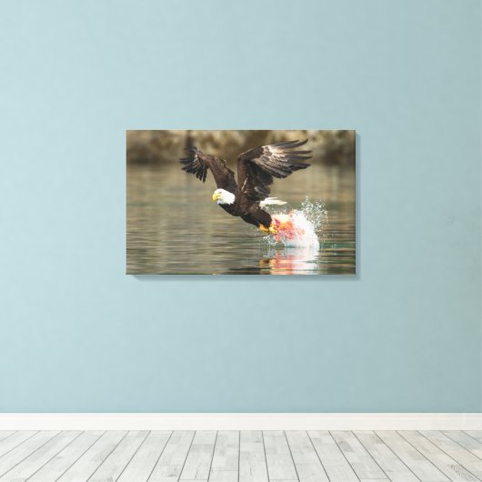 Explosievloeistof Canvas Afdruk (Insitu (Houten vloer))