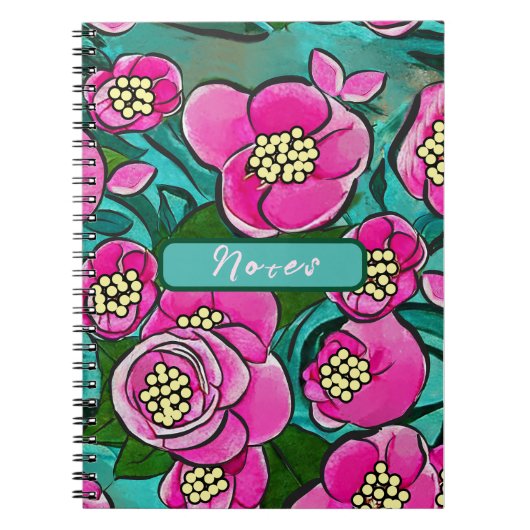 Explosión floral notitieboek (Voorkant)